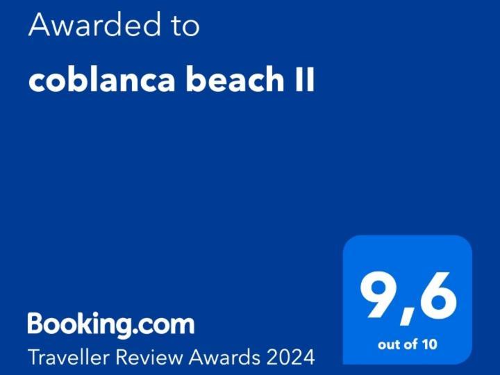 Apartmán Coblanca Beach II Benidorm Exteriér fotografie